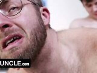 Curious Hunk Joel Someone Lets Step Son Dakota Lovell Breed Him With His Huge Cock - SayUncle Labs hunk gay curious