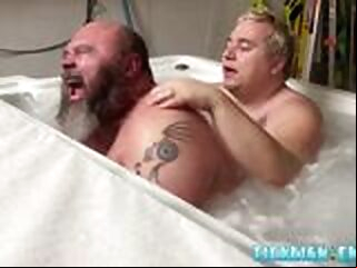 Submissive Bear Buddy Mutually Tickles With Chubby Dom Matt bear gay submissive