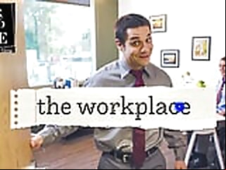 Awkward Hunk Finally Fucks Boss At Work - The Office Gay Parody hunk gay awkward